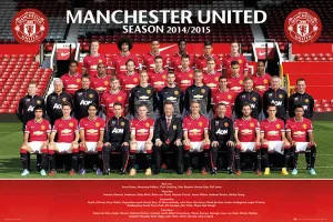 Manchester United FC Official Team Portait 2014/15 Poster - GB Eye (UK)