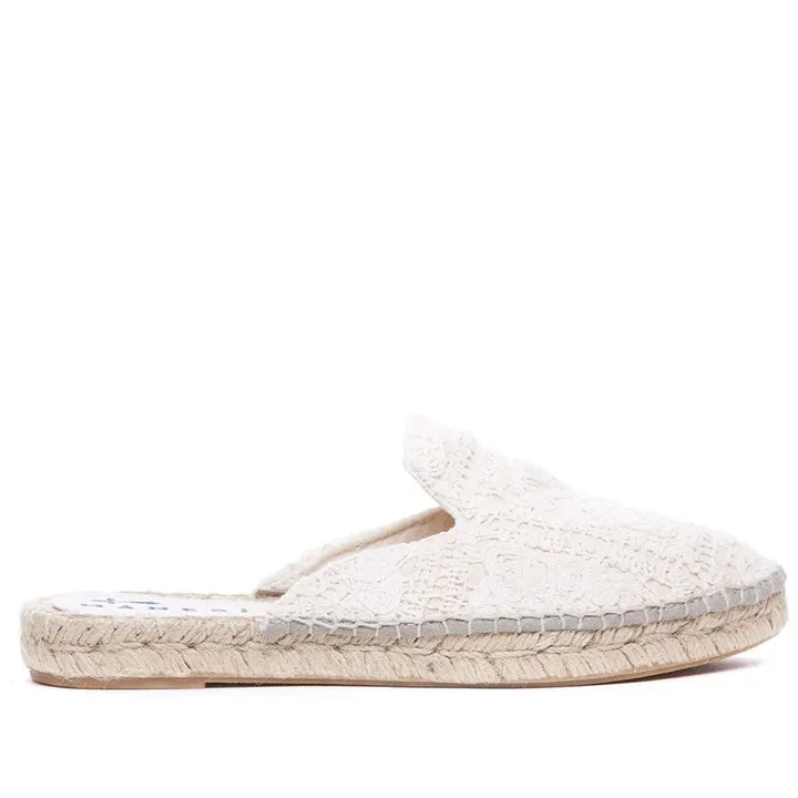 MANEBI COTTON CROCHET MULES