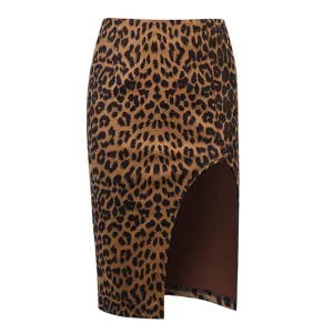 Manette Leopard Skirt