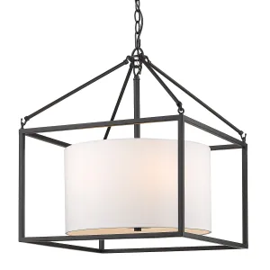 Manhattan 5-Light Chandelier in Matte Black