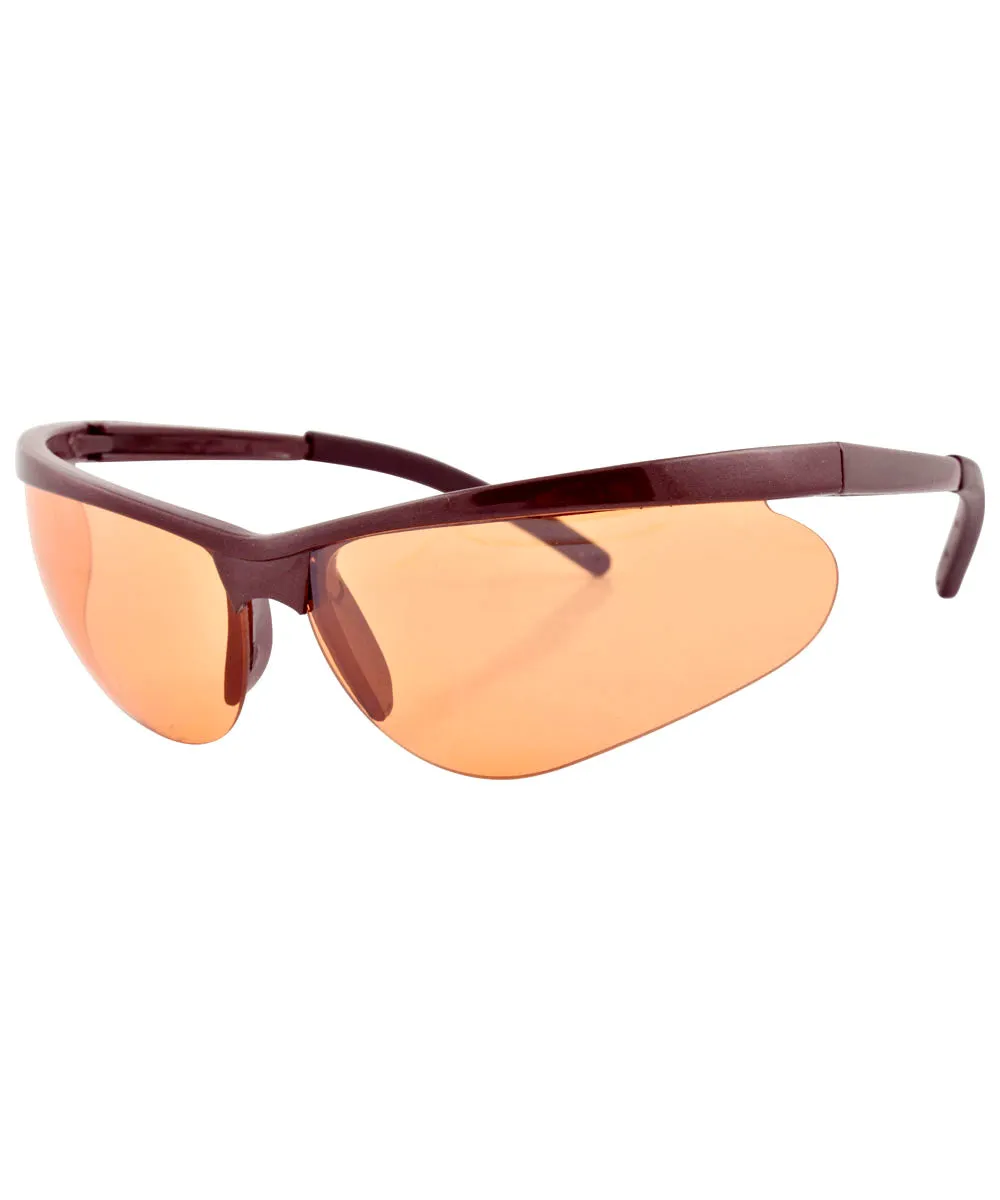 MANIMAL Orange/Wine Sports Sunglasses