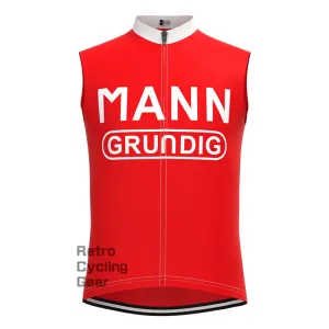 MANN Red Retro Cycling Vest