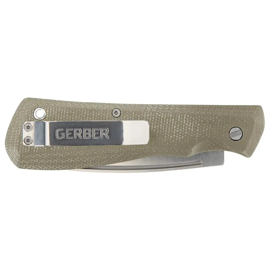 Mansfield FE DP Folding Clip Knife - Olive by Gerber