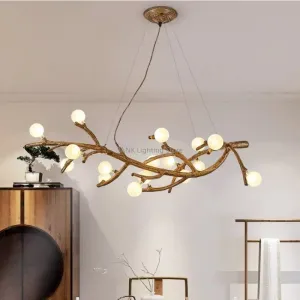 Mansion Branch Magic Bean Chandelier - LED Ceiling Lamp for Home & Restaurant