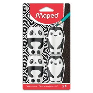 Maped 1 Hole Shaker Fancy Sharpener Pack