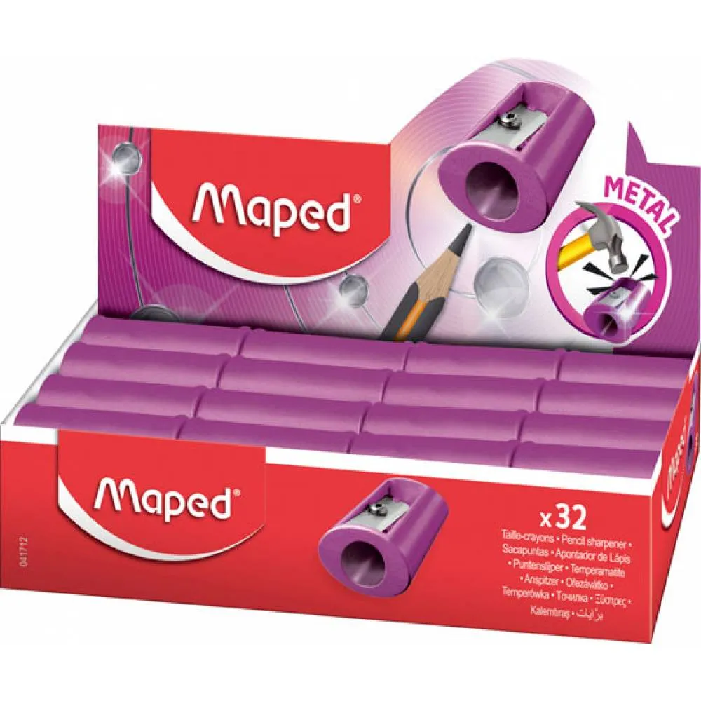 Maped Satellite Sharpner 1 Hole Pink