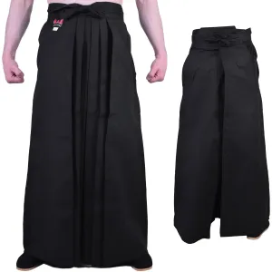 MAR-073A | Traditional Black Aikido Hakama