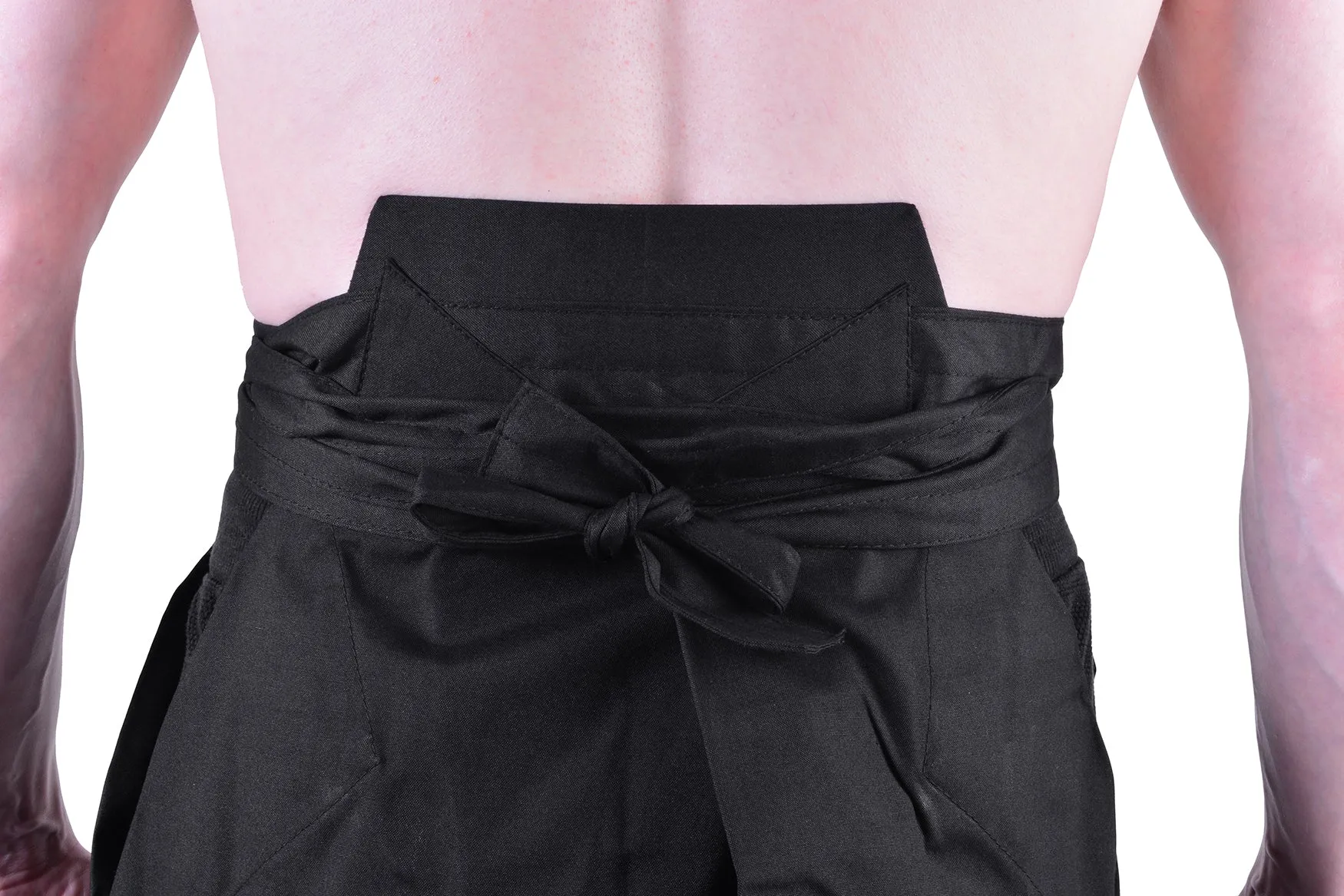 MAR-073A | Traditional Black Aikido Hakama