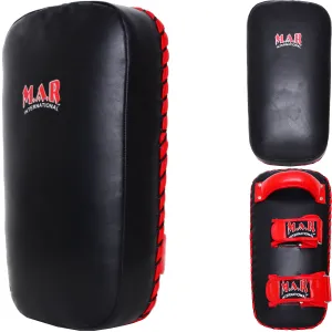 MAR-202A | Black Red Genuine Leather Striking Pad