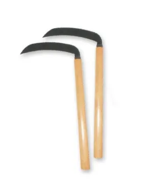 MAR-269Z | Metal Kama With Wood Handle (Pairs)