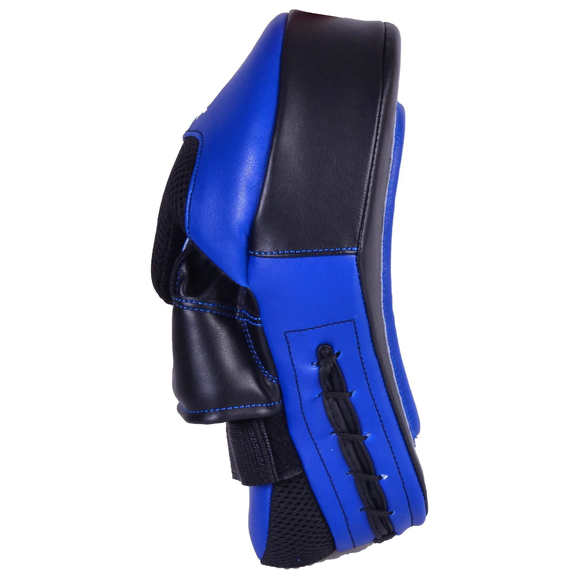 MAR-445B | Blue & Black Curved Focus Mitts