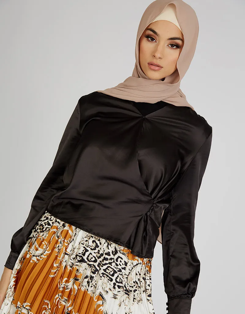 Mara Satin Blouse