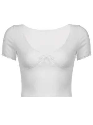 Mara Short Sleeve Crop Top