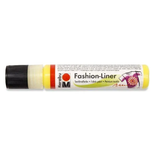 Marabu Fashion-Liner, 020 Lemon, 25 Ml