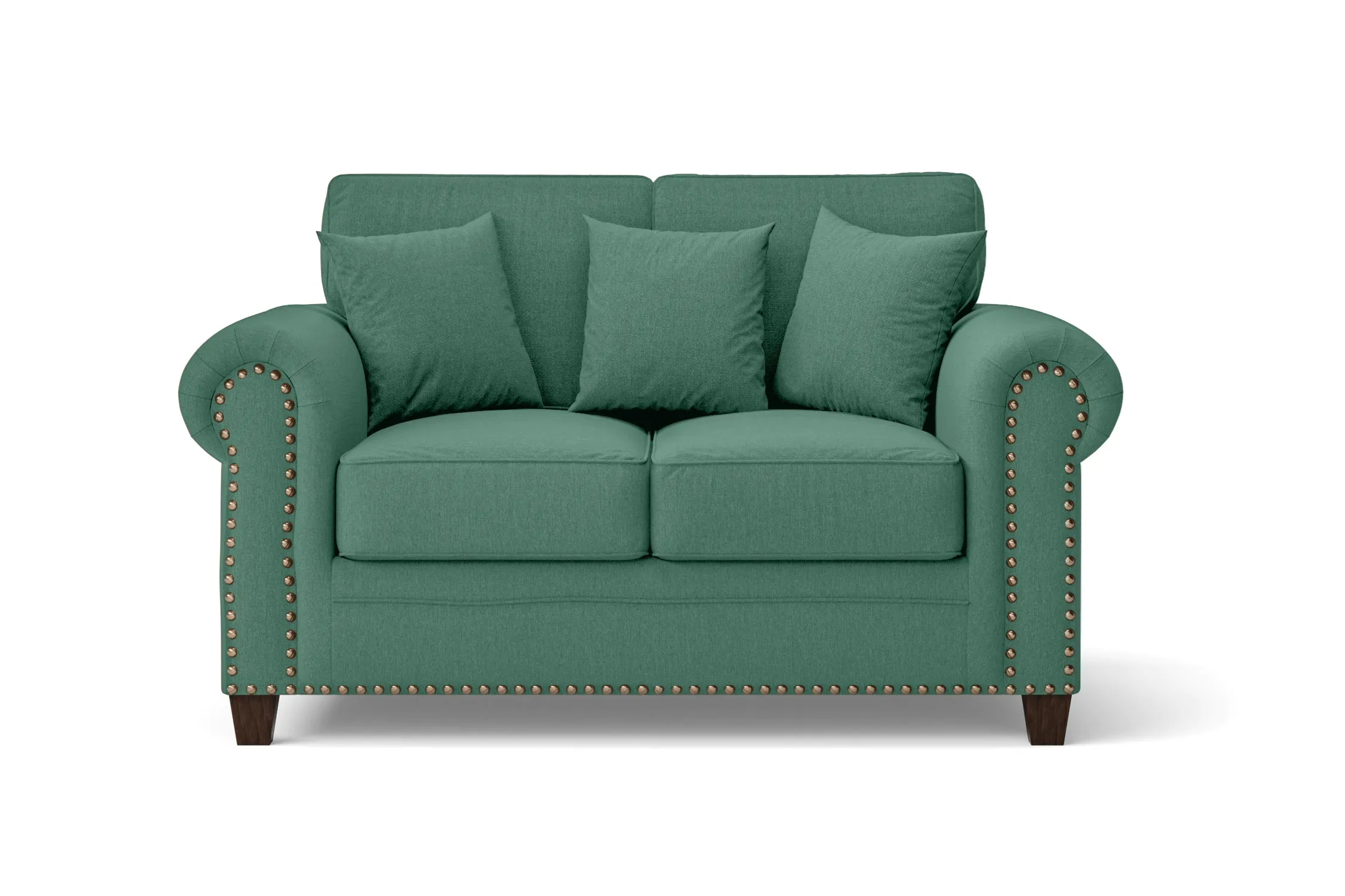 Marano 2 Seater Sofa Mint Green Linen Fabric