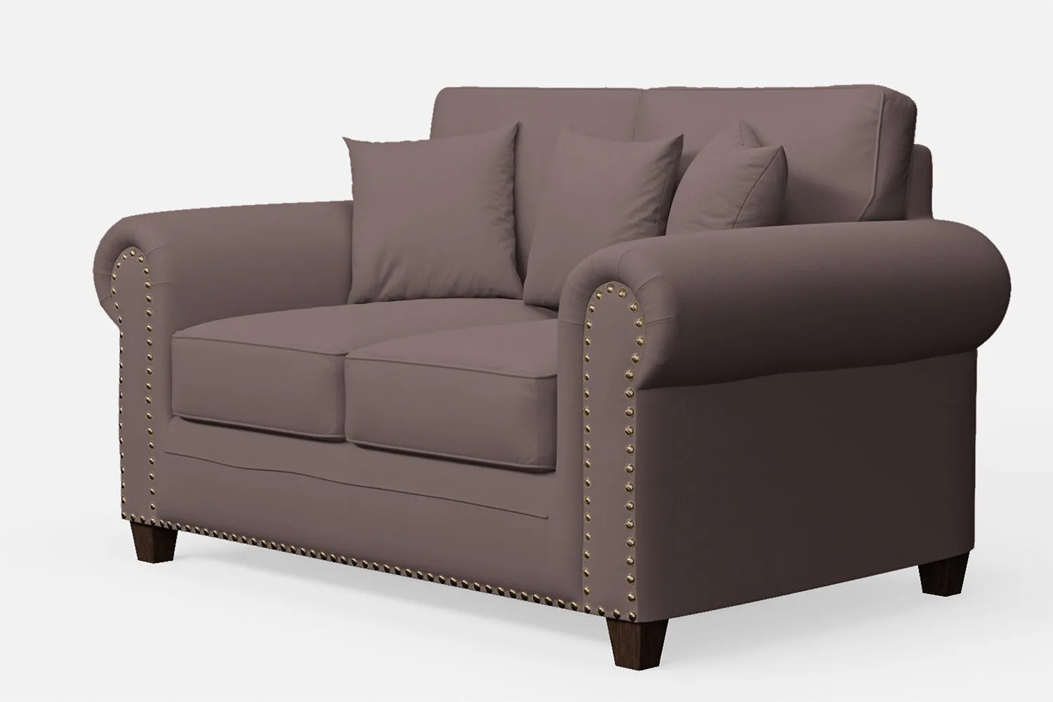 Marano 2 Seater Sofa Rose Taupe Leather