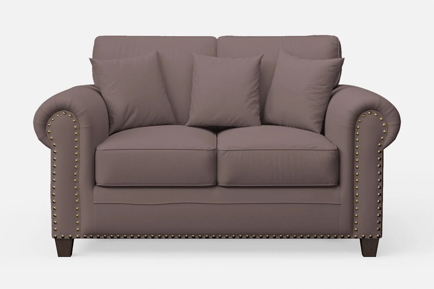 Marano 2 Seater Sofa Rose Taupe Leather