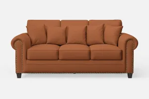 Marano 3 Seater Sofa Tan Brown Leather