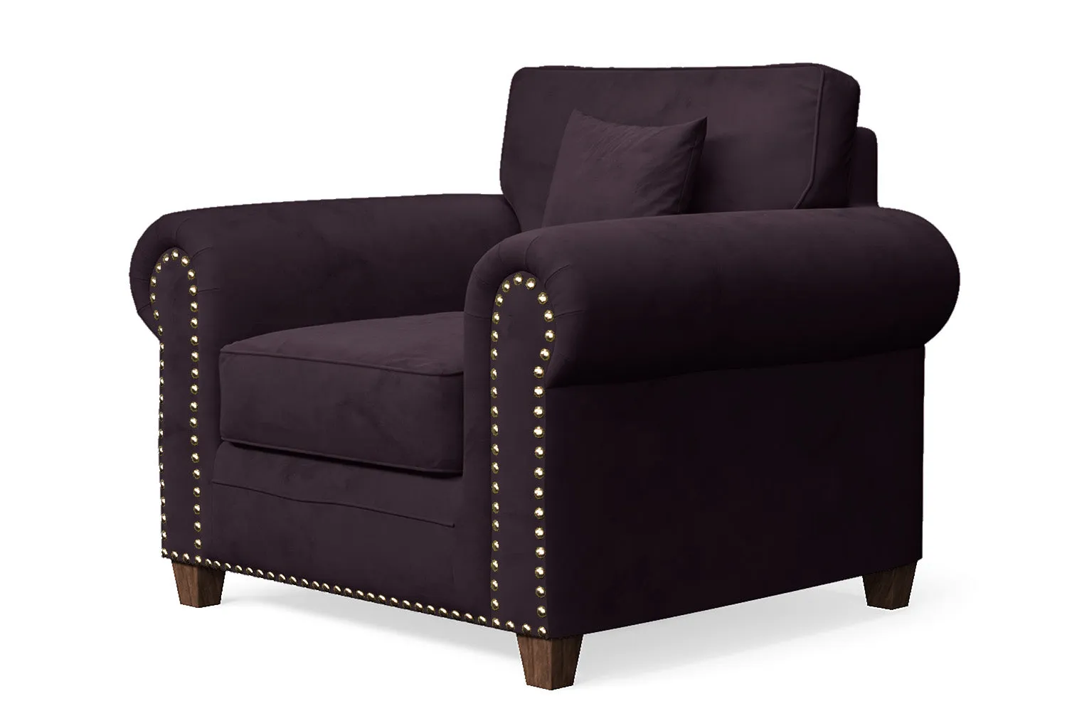 Marano Armchair Purple Velvet