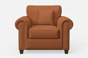 Marano Armchair Tan Brown Leather