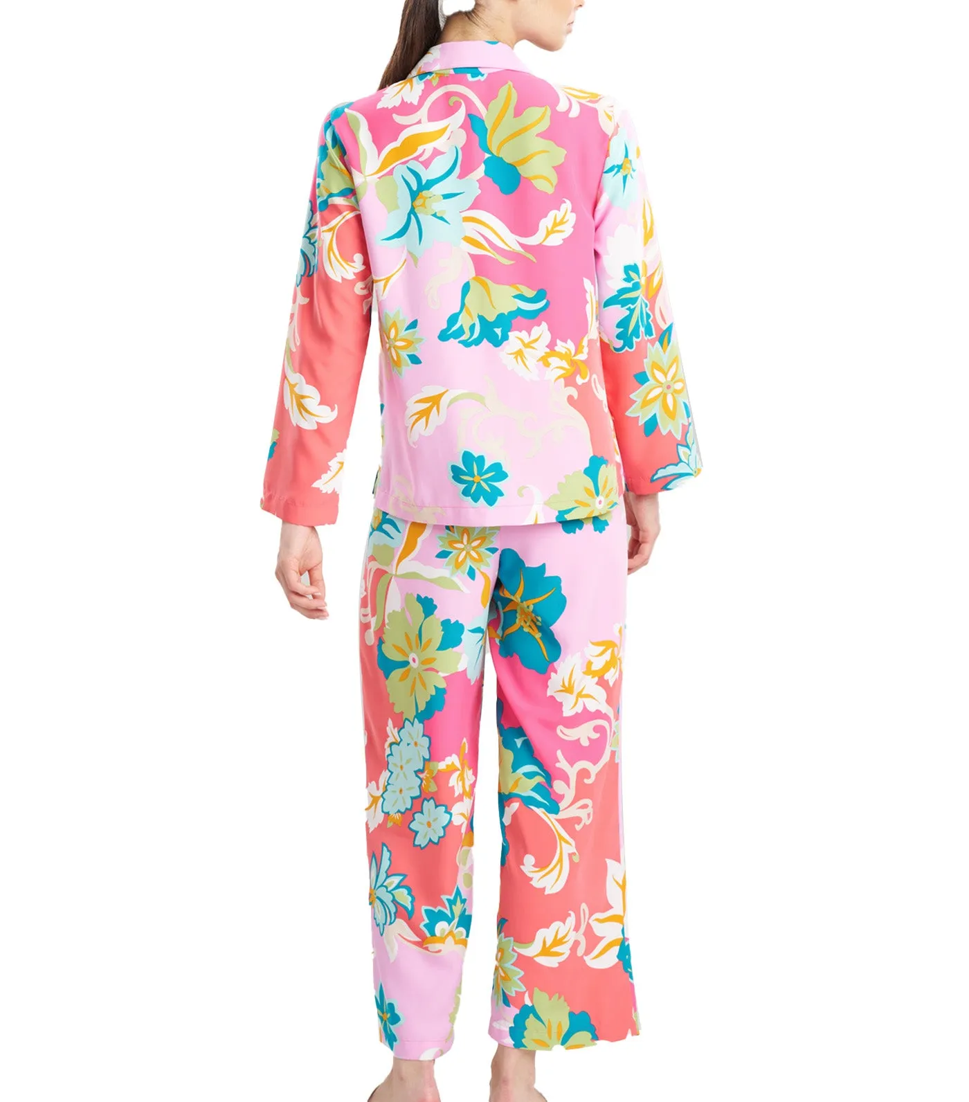 Marbella Notch Pj Pink Multi