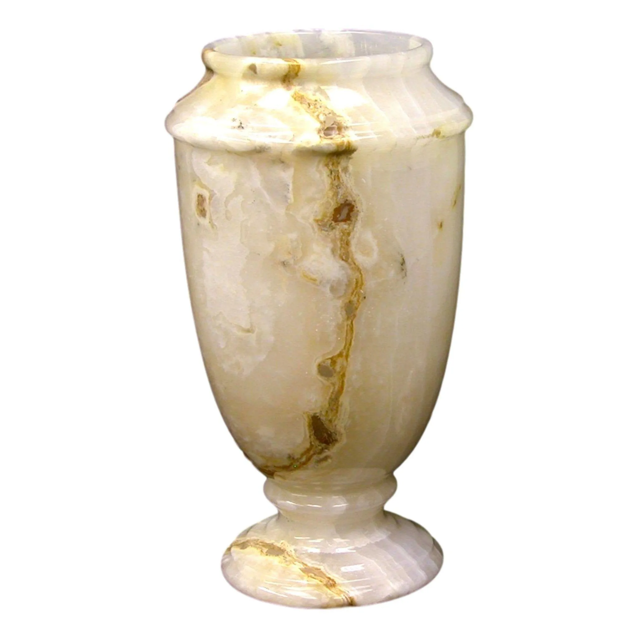 Marble Vase |13 inch White Onyx Decorative Vase