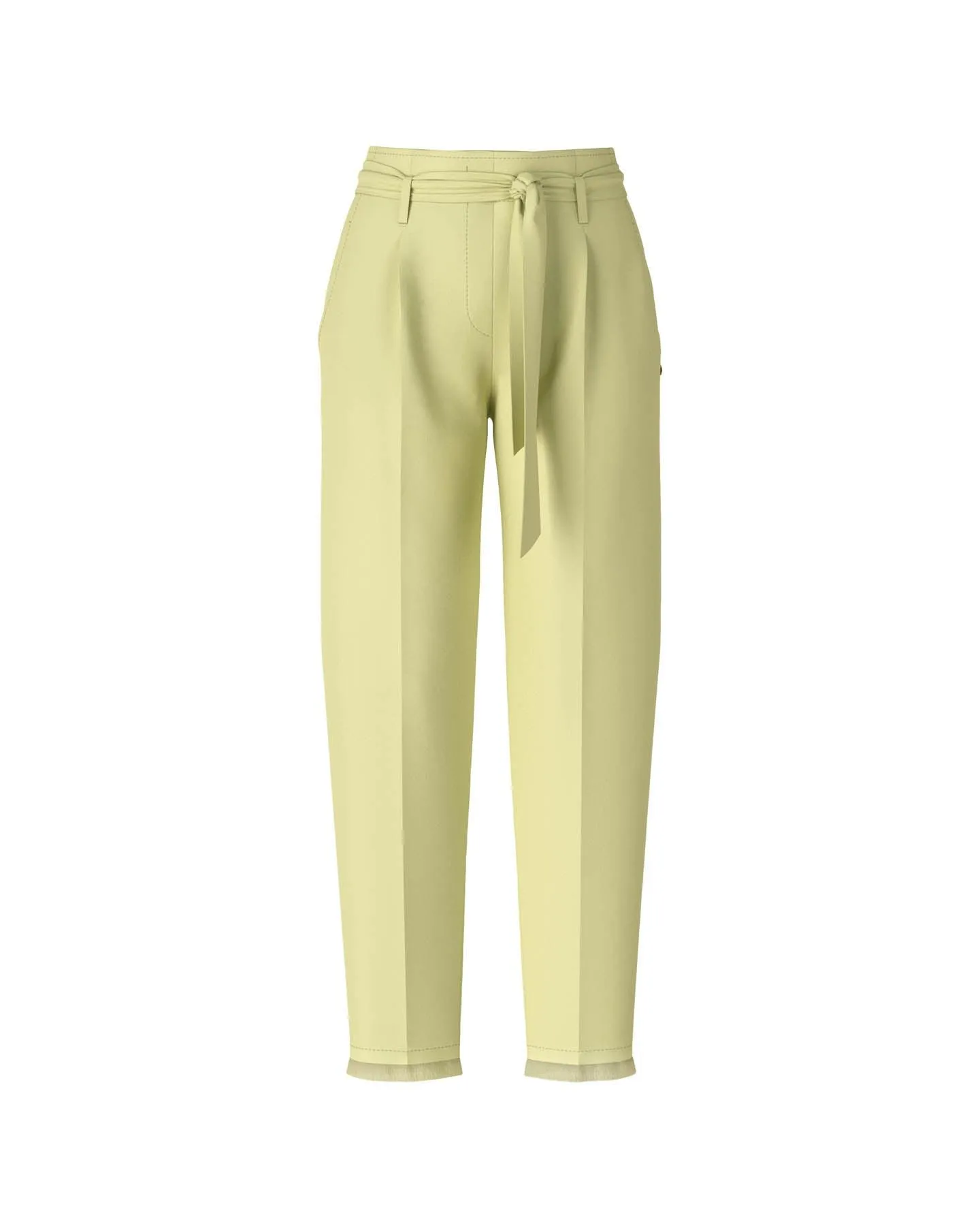 Marc Cain Belted Cotton Pants