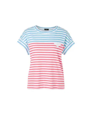 Marc Cain Colorblock Stripe Tee