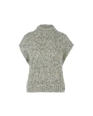 Marc Cain Mohair Blend Cap Sleeve Sweater