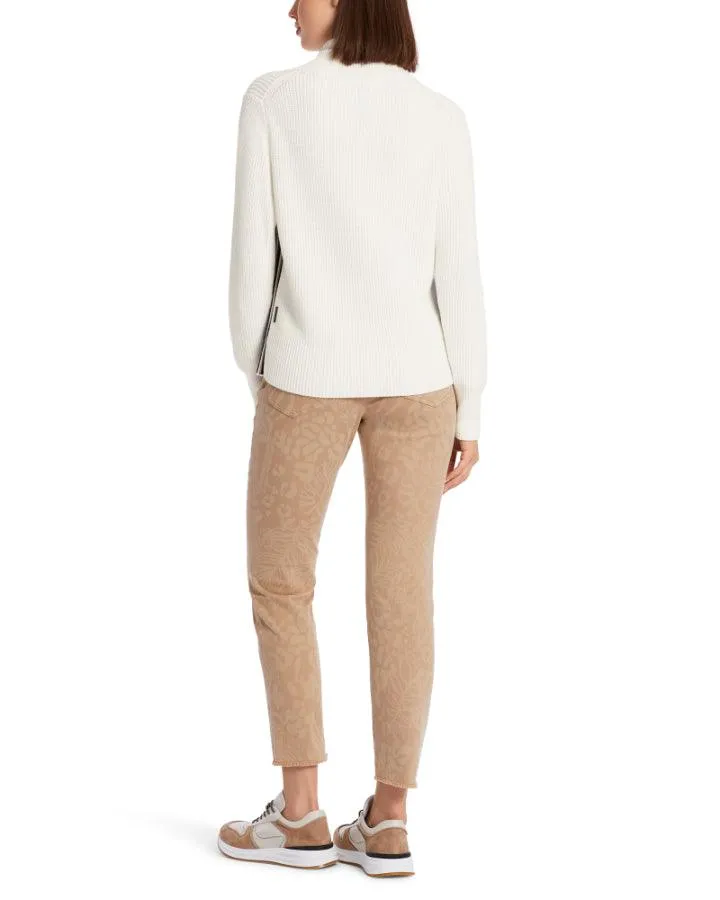 Marc Cain Shawl Collar Cashmere Blend Pullover