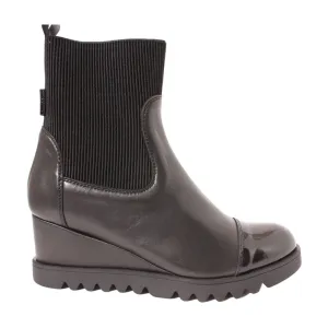 Marco Moreo Leather Wedge Sock Boot