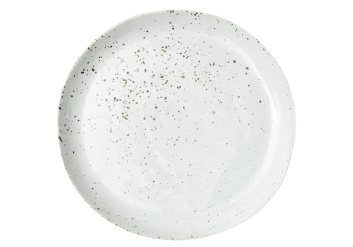 MARCUS PLATE | WHITE GLAZE | SET OF 4