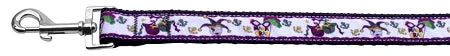 Mardi Gras Nylon Dog Leash 3-8 Inch Wide 6ft Long