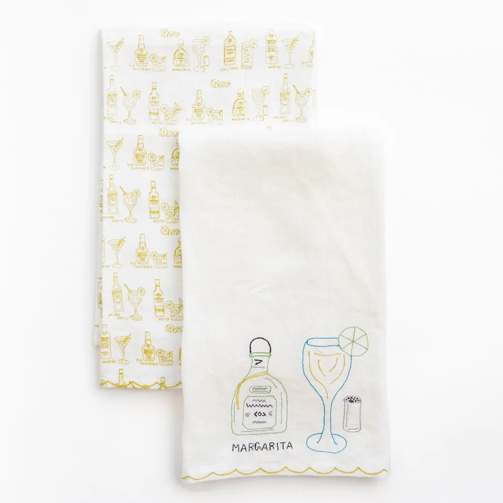 Margarita Linen Tea Towels