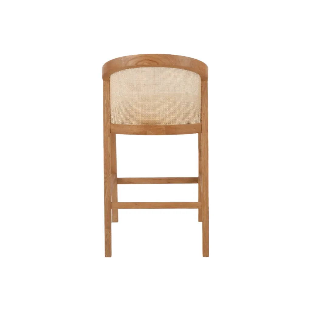 Margie Fabric Barstool - Light Beige