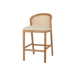 Margie Fabric Barstool - Light Beige