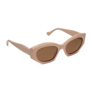 MARGOT - NUDE   BROWN GRADIENT   POLARIZED SUNGLASSES