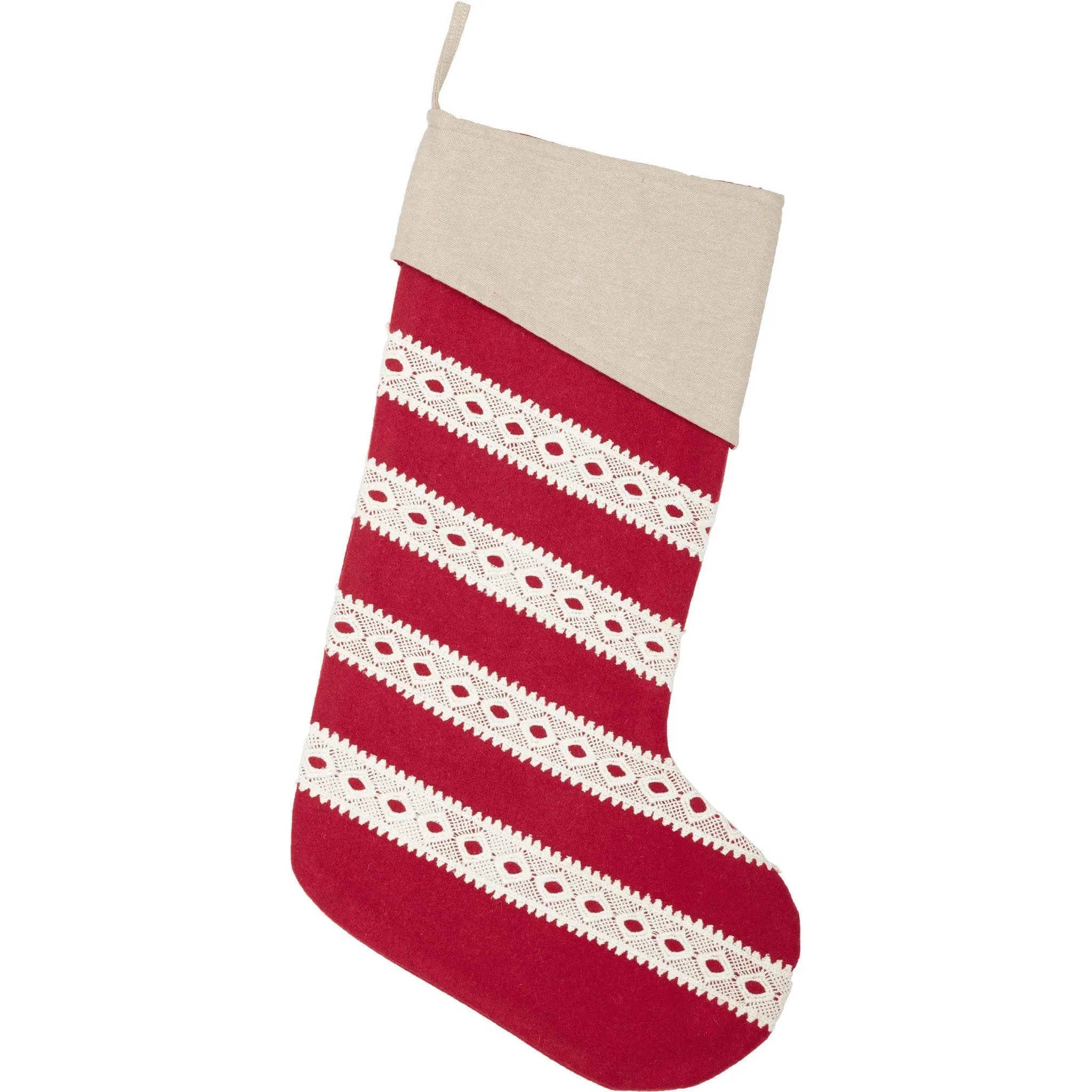 Margot Red Stocking 12x20"