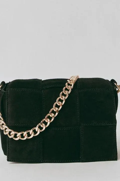 Margot Suede Bag | Black