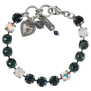 Mariana "Mood Indigo" Silver Plated Must-Have Everyday Crystal Tennis Bracelet, 4252 1069