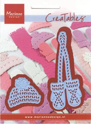 Marianne Design: Creatables Dies - Knitted Hat and Mittens