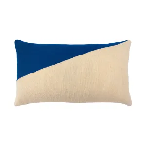 MARIANNE TRIANGLE PILLOW - BLUE