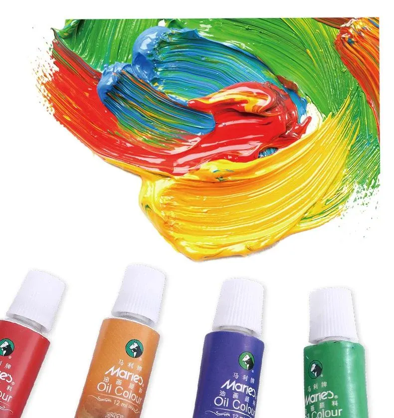 MARIES Oil Painting Color 12ml 24Pcs No. O-2024B