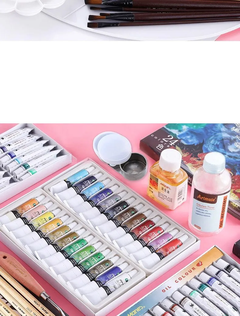 MARIES Oil Painting Color 12ml 24Pcs No. O-2024B