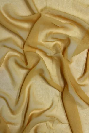 Marigold Silk Heavy Crinkled Chiffon HCD-012 Fabric