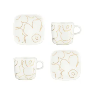 marimekko | oiva piirto unikko cup   plate | set of 2 | colour 120 - limited edition