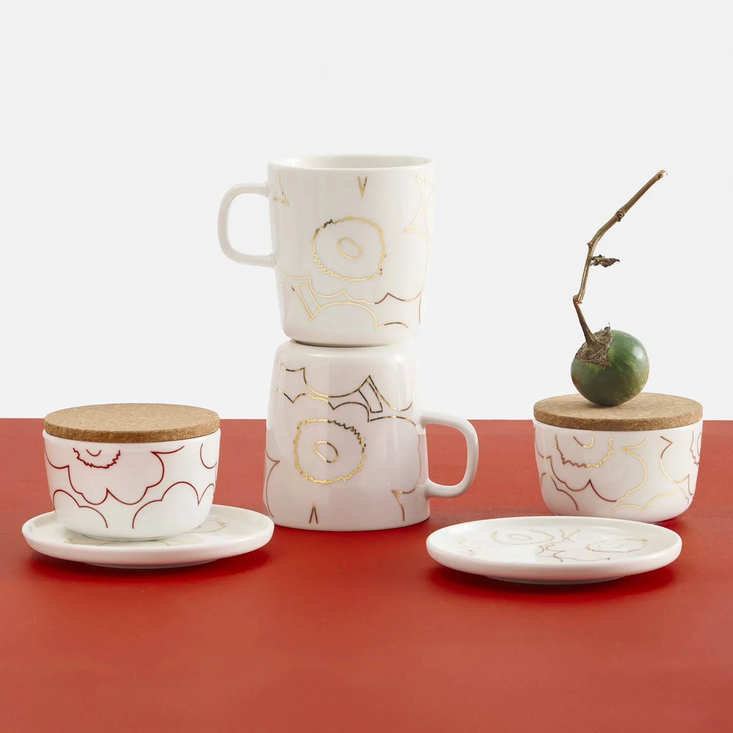 marimekko | oiva piirto unikko mug 400ml | set of 2 | colour 120 - limited edition