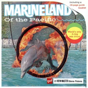 Marineland of the Pacific - View-Master 3 Reel Packet - 1960s views - vintage - (PKT-A188-G1B)