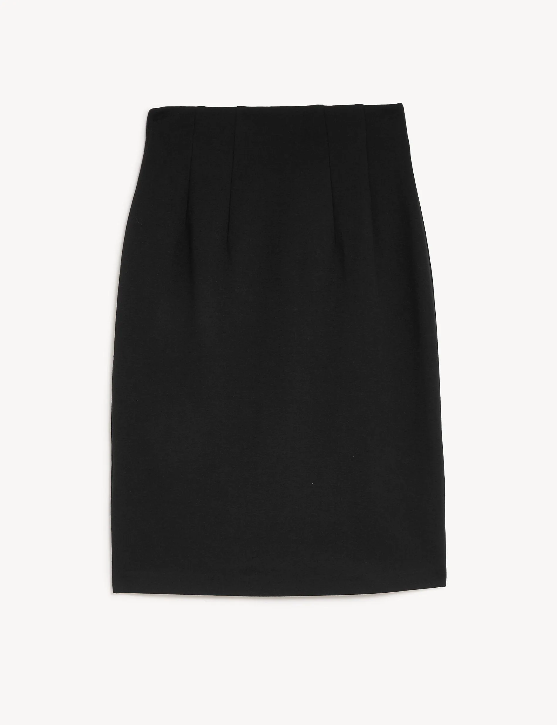 Marks & Spencer Jersey Knee Length Pencil Skirt, Black