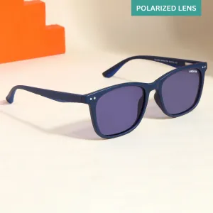 Marlton. Blue Polarized TR90 Square Sunglasses